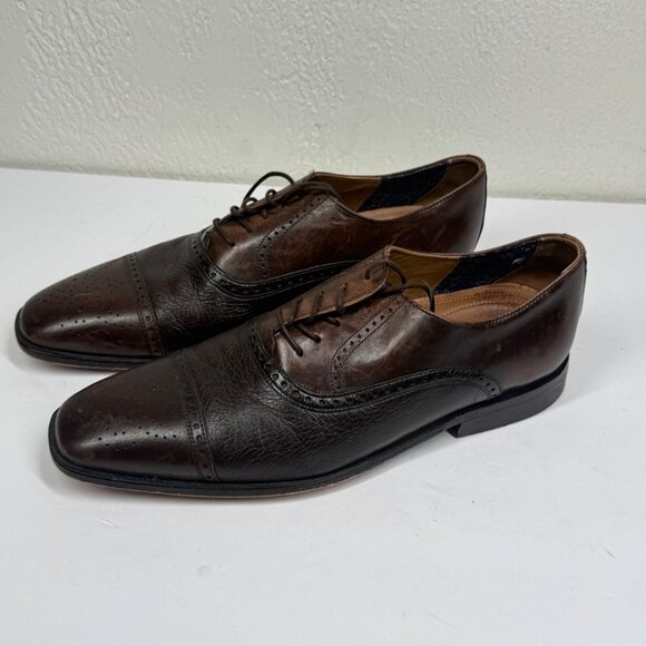Florsheim Imperial Otavio Dress Shoes Cap Toe Brown Leather Size 10D main image 4
